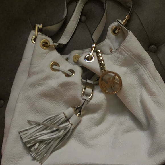Authentic White MK Hobo Bag! - Picture 1 of 3